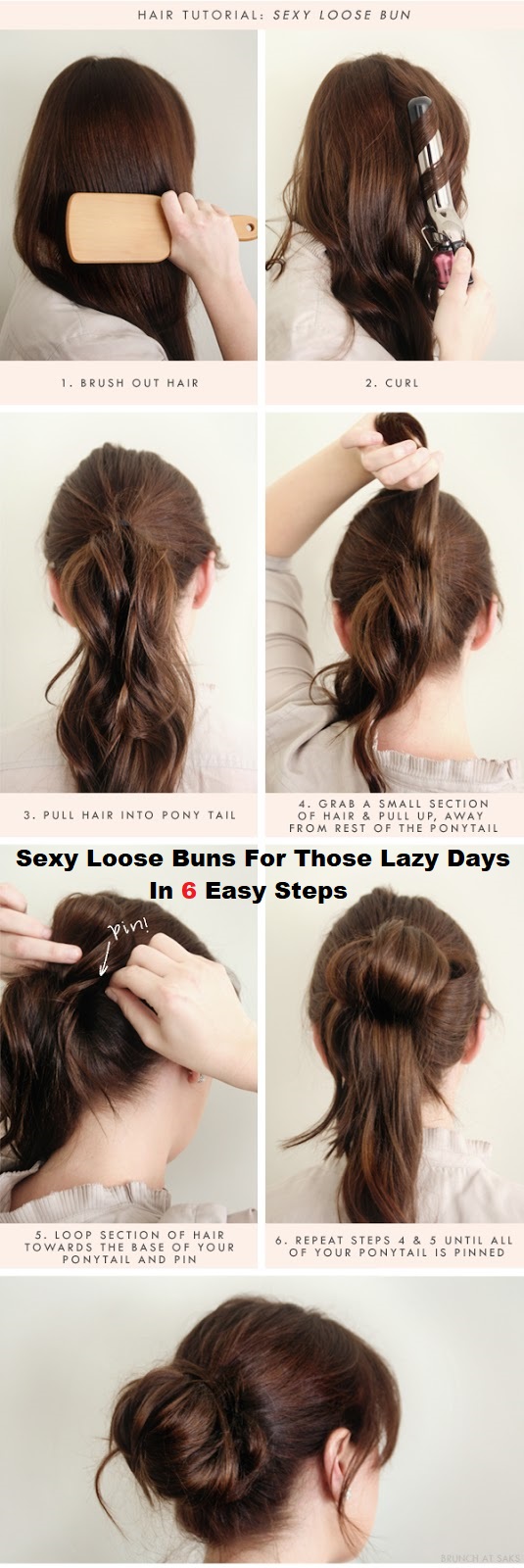 Sexy Loose Buns For Those Lazy Days